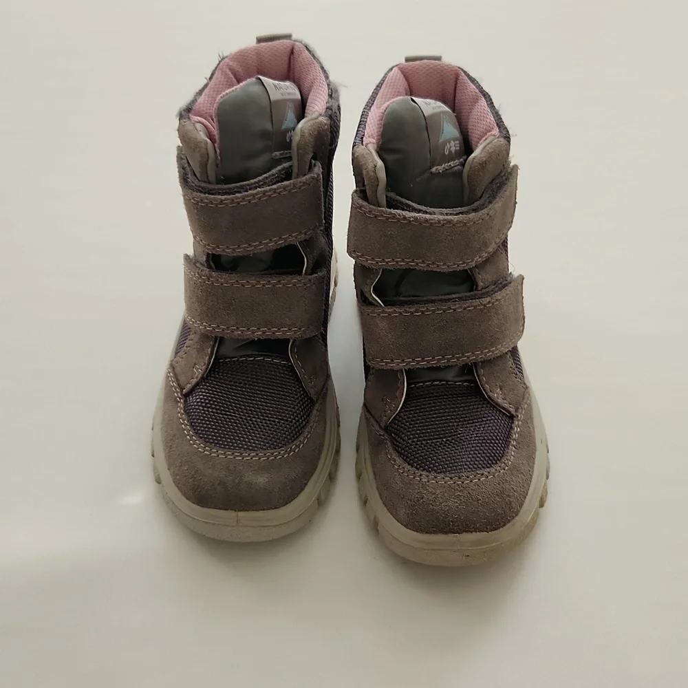 Naturino Kids Boots - Pink and Gray